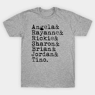 My so called life list of names T-Shirt